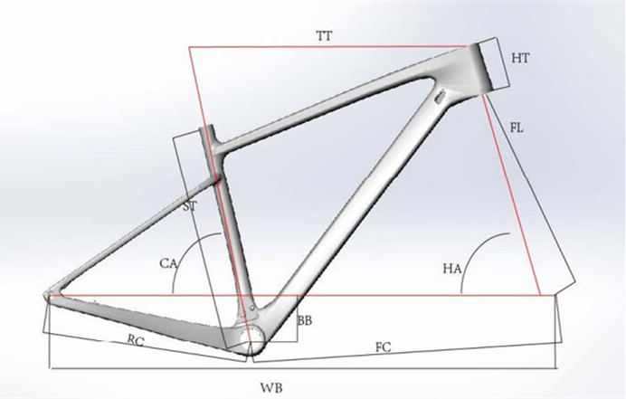 Quadro de bicicleta de carbono para mountain bike Santa Cruz
