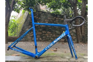 Colnago V3RS Carbon Frame Road Bicycle Blue Ice Crack