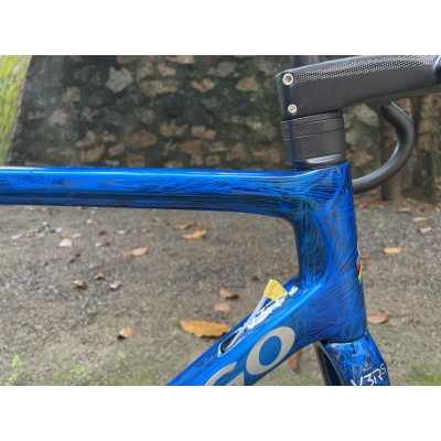 Colnago V3RS Carbon Frame Road Bicycle Blue Ice Crack-Colnago V3RS V-Brake & Disc Brake