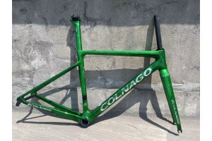 Colnago V3RS Carbon Frame Road Bicycle Green Ice Crack