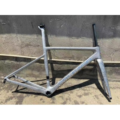 Colnago V3RS Carbon Frame Road Bicycle Silvery Ice Crack-Colnago V3RS V-Brake & Disc Brake