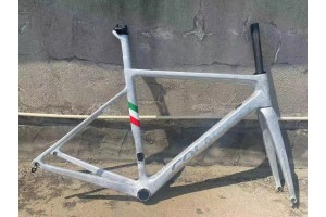 Colnago V3RS Carbonrahmen Rennrad Silvery Ice Crack