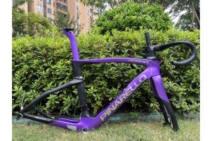 Pinarello DogMa F Carbon Fiber Road Cykelram Fälgbroms Lila