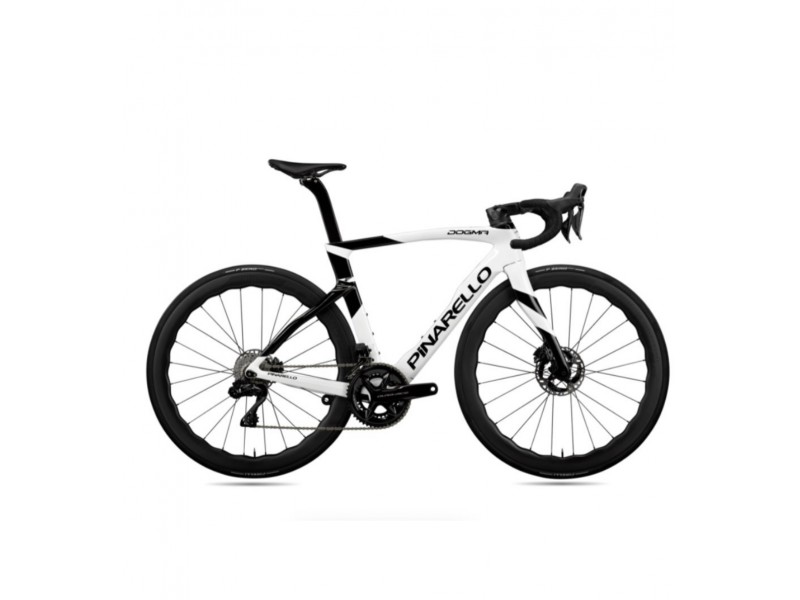 Rám kotoučové brzdy na silniční kolo Pinarello DogMa F z uhlíkových vláken bílá