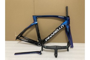 Cadru Bicicleta Drum Pinarello DogMa F Carbon Negru Cu Albastru