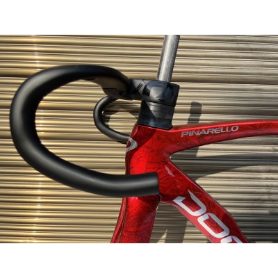 Pinarello DogMa F Carbon Road Bike Frame Metallic Red Ice Crack-PINARELLO Frame