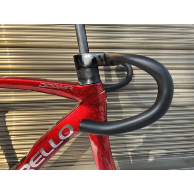 Pinarello DogMa F Carbon Road Bike Frame Metallic Red Ice Crack-PINARELLO Frame