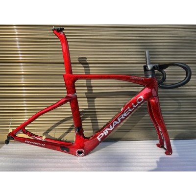 Pinarello DogMa F Carbon Road Bike Frame Metallic Red Ice Crack-Marco Pinarello