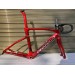 Cadre de vélo de route Pinarello DogMa F en carbone métallisé Red Ice Crackimage