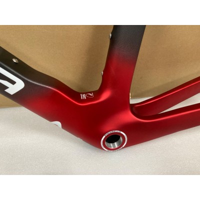 Pinarello DogMa F Carbon Road Bike Frame Red With Black-Dogma F  V-Brake