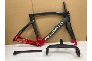 Cadru Bicicleta Drum Pinarello DogMa F Carbon Roșu Cu Negru