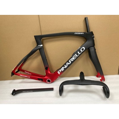 Pinarello DogMa F Carbon Road Bike Frame Red With Black-Dogma F  V-Brake