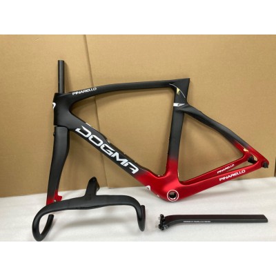 Pinarello DogMa F Carbon Road Bike Frame Red With Black-Dogma F  V-Brake