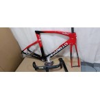 Pinarello DogMa F Carbon Fiber Road Bicycle Frame Rim Brake 2024 New Paint In Red Black Glossy