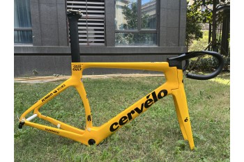 Cervelo Yeni S5 Karbon Fiber Yol Bisikleti Çerçevesi Jumbo Visma