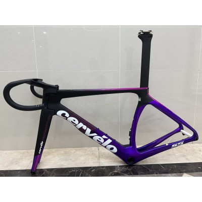 Cervelo New S5 Carbon Fiber Road Bicycle Frame Violet-Cervelo New S5