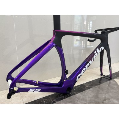 Cervelo New S5 Carbon Fiber Road Bicycle Frame Violet-Cervelo New S5