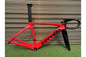 Cervelo Yeni S5 Karbon Yol Bisikleti Çerçevesi Kırmızı