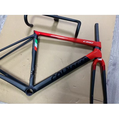 Colnago C68 Carbon Road Bicycle Frame Black With Red-Colnago C68