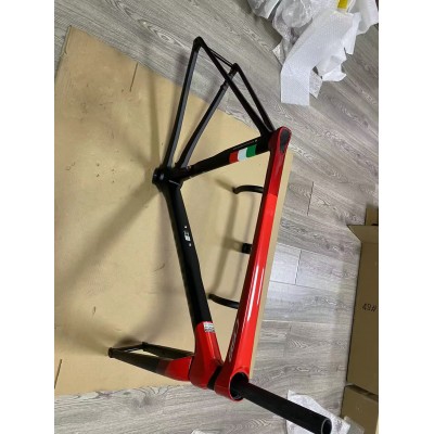 Colnago C68 Carbon Road Bicycle Frame Black With Red-Colnago C68