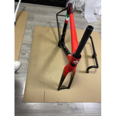Colnago C68 Carbon Road Bicycle Frame Black With Red-Colnago C68