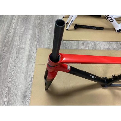 Colnago C68 Carbon Road Bicycle Frame Black With Red-Colnago C68