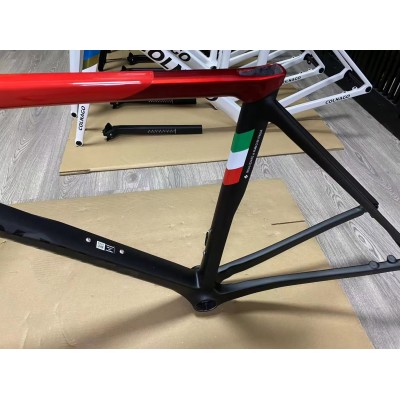 Colnago C68 Carbon Road Bicycle Frame Black With Red-Colnago C68