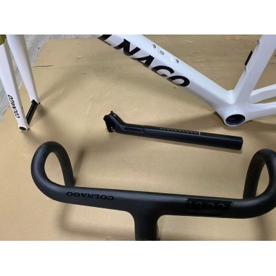 Colnago C68 Carbon Road Bicycle Frame Blue with White-Colnago V3RS V-Brake & Disc Brake