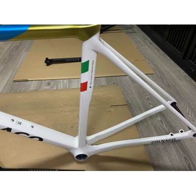Colnago C68 Carbon Road Bicycle Frame Blue with White-Colnago V3RS V-Brake & Disc Brake