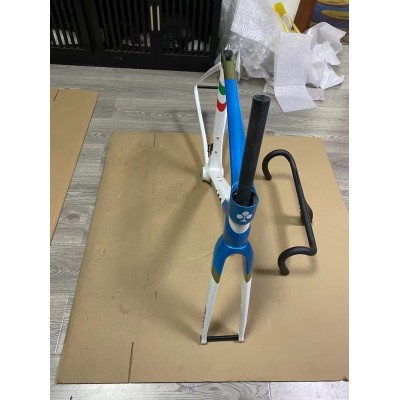 Colnago C68 Carbon Road Bicycle Frame Blue with White-Colnago V3RS V-Brake & Disc Brake