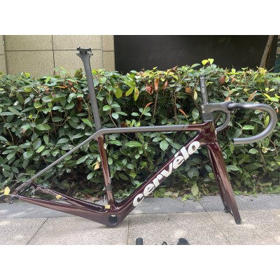 Cervelo R5 Carbon Fiber Road Bicycle Frame Reddish Brown-Cervelo R5