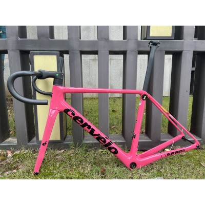 Cervelo R5 Carbon Fiber Road Bicycle Frame Pink-Cervelo R5