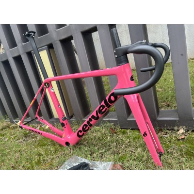 Cervelo R5 Carbon Fiber Road Bicycle Frame Pink-Cervelo R5