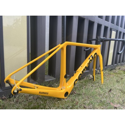 Cervelo R5 Carbon Fiber Road Bicycle Frame Yellow-Cervelo R5