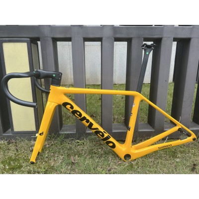 Cervelo R5 Carbon Fiber Road Bicycle Frame Yellow-Cervelo R5