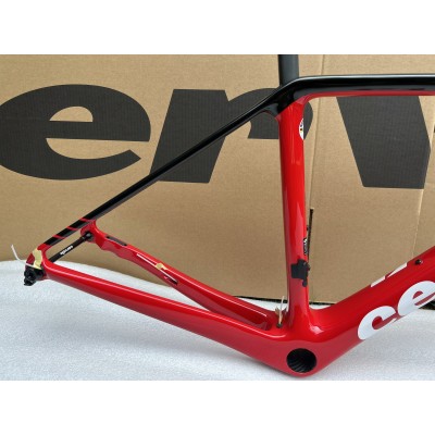 Cervelo R5 Carbon Fiber Road Bicycle Frame Red-Cervelo R5