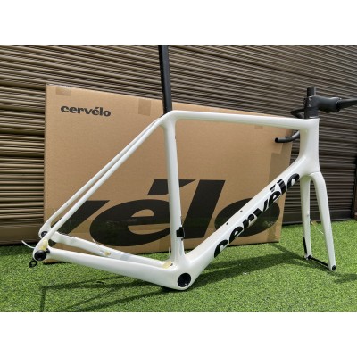 Cervelo R5 Carbon Fiber Road Bicycle Frame White-Cervelo R5