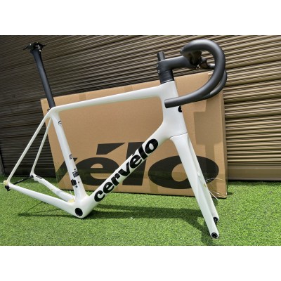 Cervelo R5 Carbon Fiber Road Bicycle Frame White-Cervelo R5