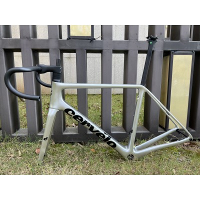 Cevelo R5 Carbon Road Bicycle Frame Silvery-Cervelo R5