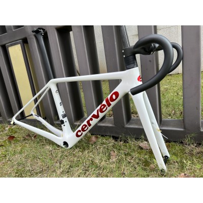 Cervelo R5 Carbon Fiber Road Bicycle Frame White-Cervelo R5