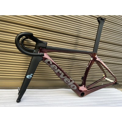 Cervelo New S5 Carbon Road Bicycle Frame Black Brown-Cervelo New S5