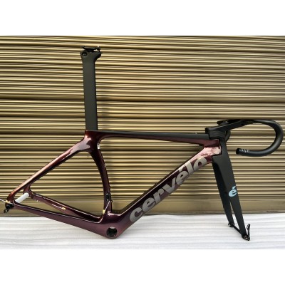 Cervelo New S5 Carbon Road Bicycle Frame Black Brown-Cervelo New S5