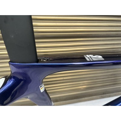 Cevelo New S5 Carbon Road Bicycle Frame Blue With White-Cervelo New S5