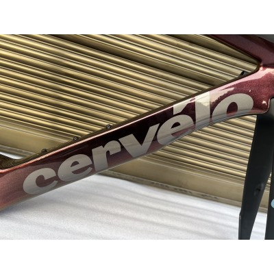 Cervelo New S5 Carbon Road Bicycle Frame Black Brown-Cervelo New S5