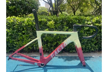 FACTOR OSTRO Carbon Road Bike Frame Red Yellow