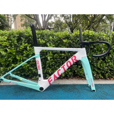 FACTOR OSTRO Carbon Road Bike Frame Red Yellow-FATTORE OSTRO