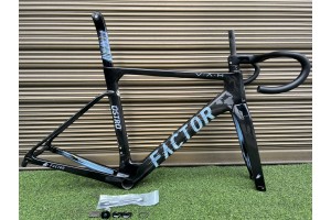 FACTOR OSTRO Cuadro de bicicleta de carretera de carbono Adhesivos azules