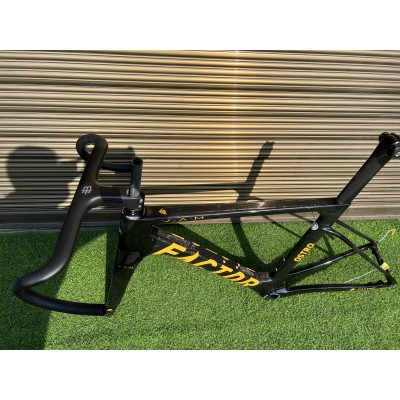 FACTOR OSTRO Carbon Road Bike Frame Yellow Stickers-FACTOR OSTRO