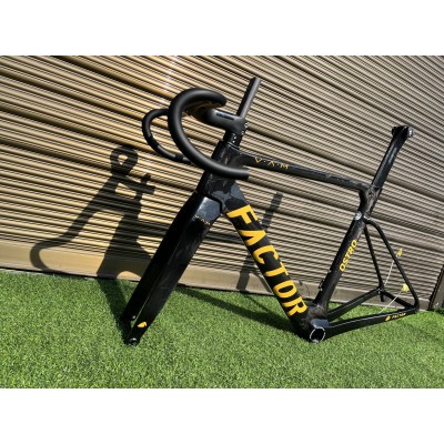 FACTOR OSTRO Carbon Road Bike Frame Yellow Stickers-FACTOR OSTRO