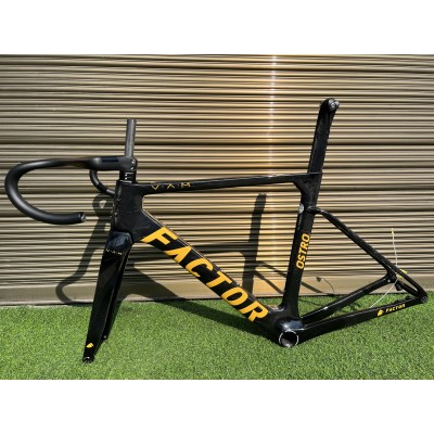 FACTOR OSTRO Carbon Road Bike Frame Yellow Stickers-FACTOR OSTRO